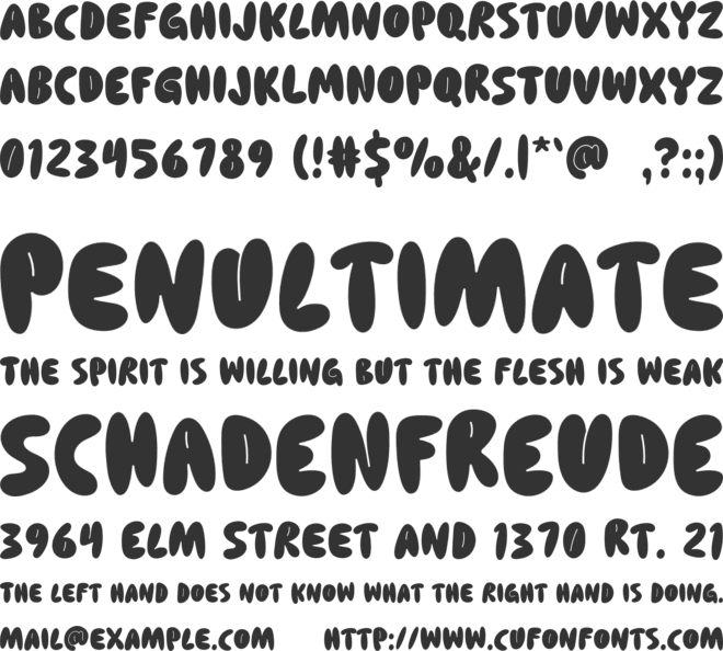 Jelly-Bounce font preview