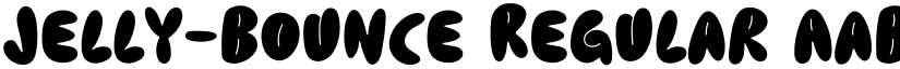 Jelly-Bounce Regular font