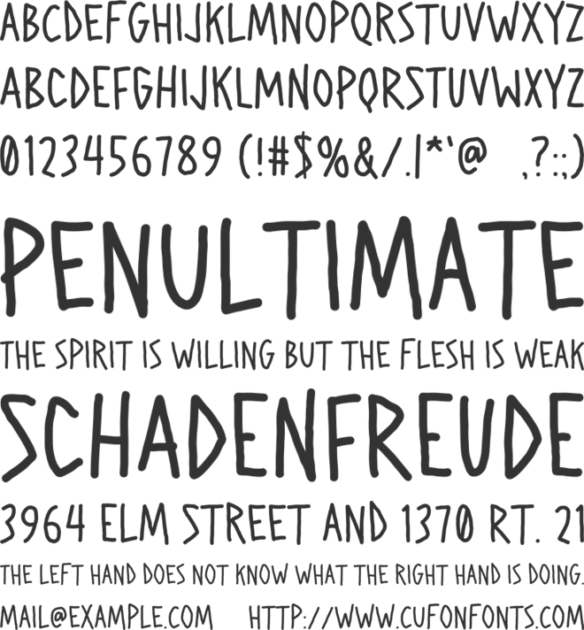 REBELZ font preview