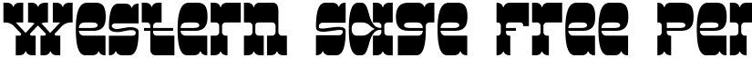 Western Sage Free Personal Use Regular font