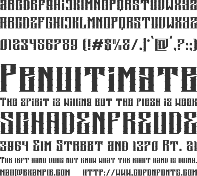 Haunted Graves - Personal Use font preview