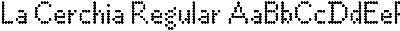 La Cerchia Regular font