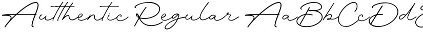 Autthentic Regular font