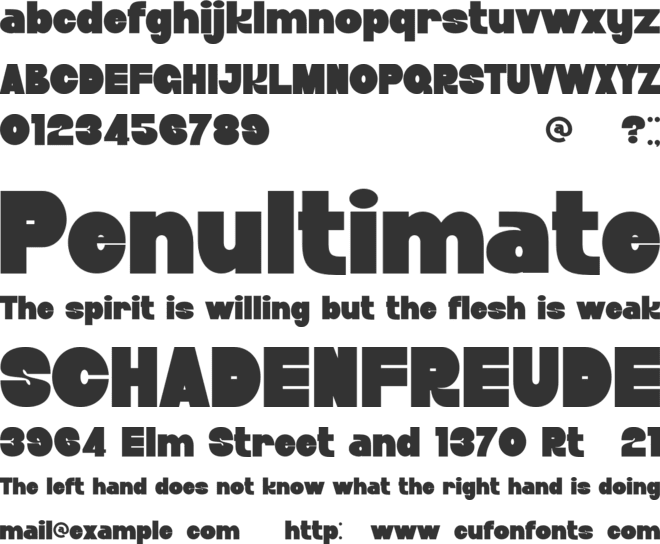 Rich Taste font preview