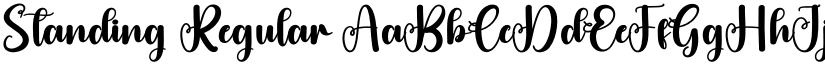 Standing Regular font