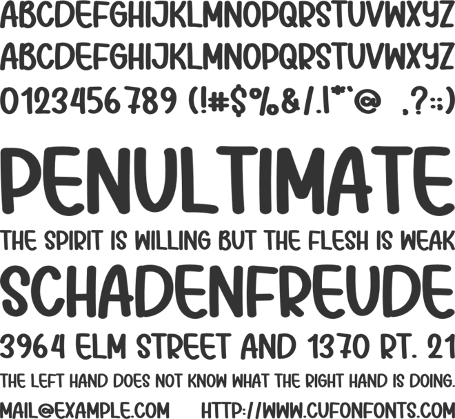 Santa  Days font preview