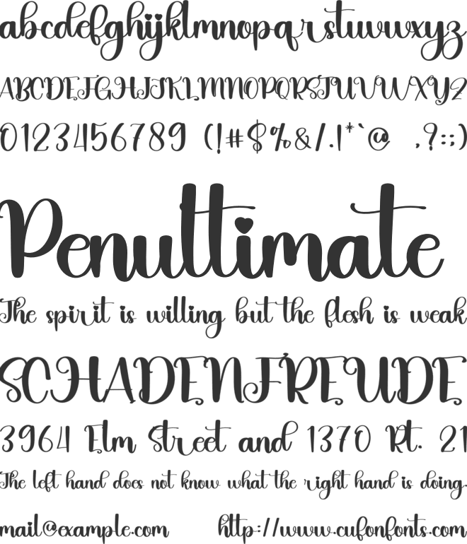 Christmas Lighter font preview