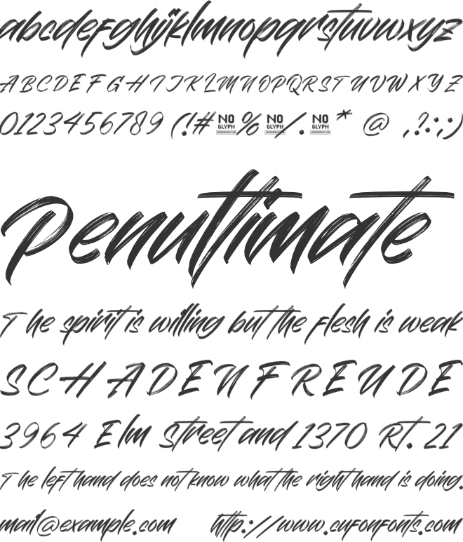 Jackman font preview