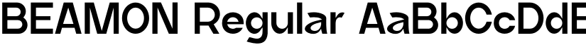 BEAMON Regular font
