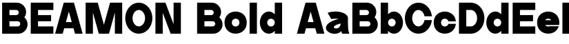 BEAMON Bold font