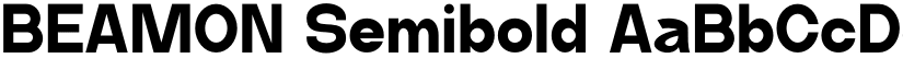 BEAMON Semibold font