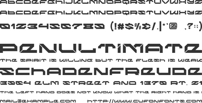 NAKULA SADEWA font preview