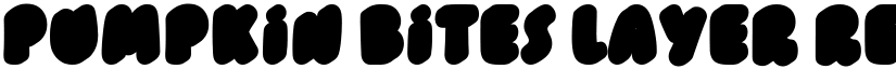 Pumpkin Bites Layer Regular font