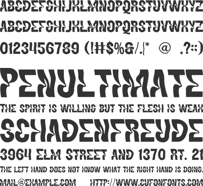 Hydration font preview