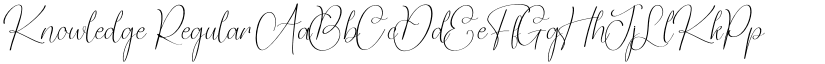 Knowledge Regular font