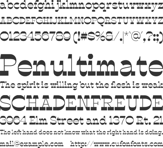 Qetsia font preview
