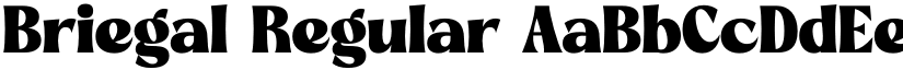 Briegal Regular font