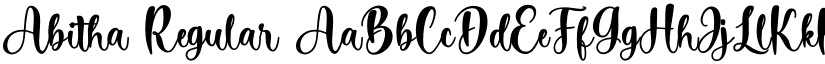 Abitha Regular font