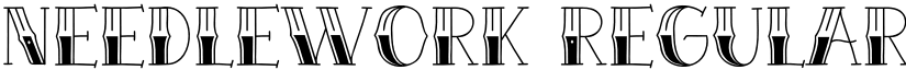 Needlework Regular font