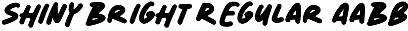 Shiny Bright Regular font