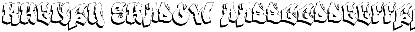 Khengu Shadow font