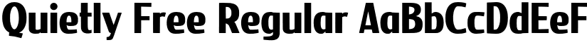 Quietly Free Regular font