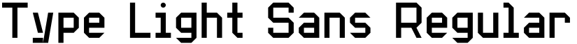 Type Light Sans Regular font