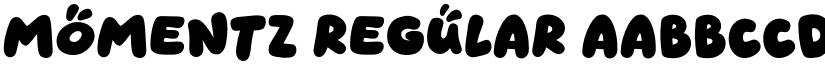 Momentz Regular font