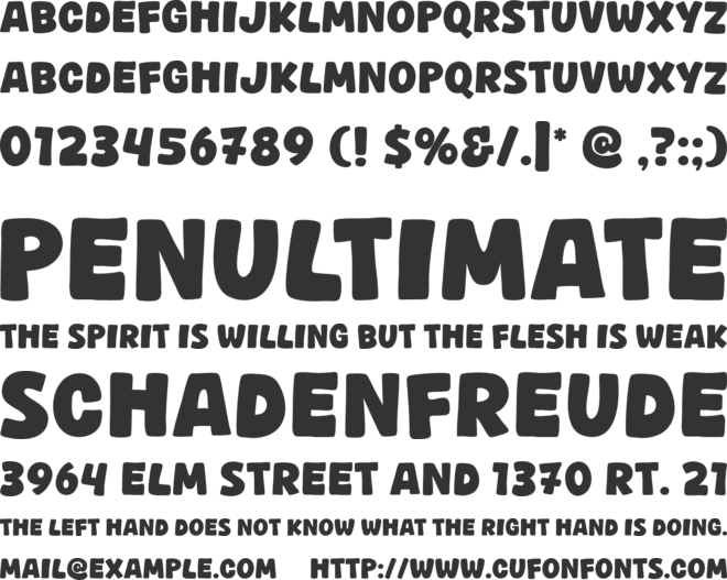 Extra Beige font preview