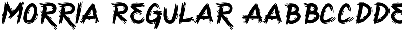 Morria Regular font
