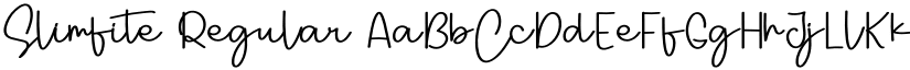 Slimfite Regular font
