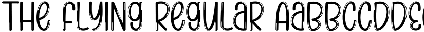 The Flying Regular font
