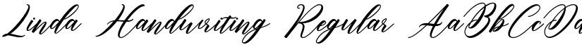 Linda Handwriting Regular font