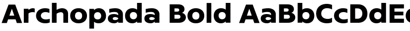 Archopada Bold font