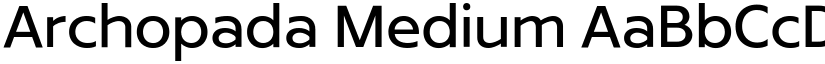 Archopada Medium font