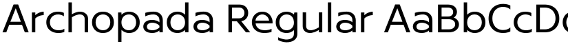 Archopada Regular font