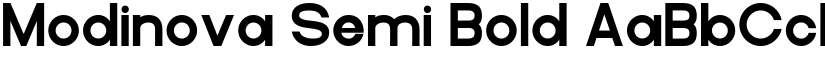 Modinova Semi Bold font