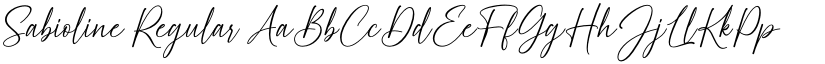 Sabioline Regular font