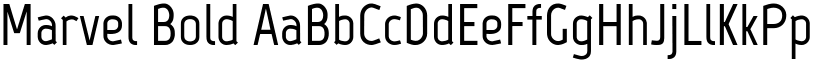 Marvel Bold font