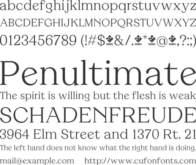 JHC Topic font preview