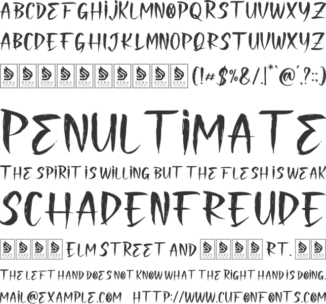 Blosikos font preview