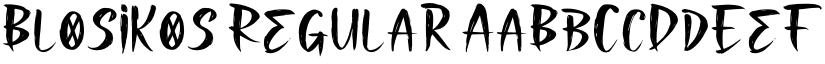 Blosikos Regular font
