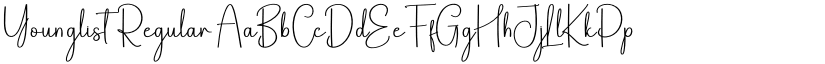 Younglist Regular font
