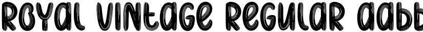 Royal Vintage Regular font