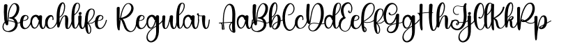 Beachlife Regular font