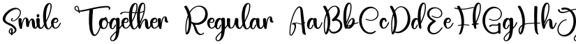 Smile Together Regular font