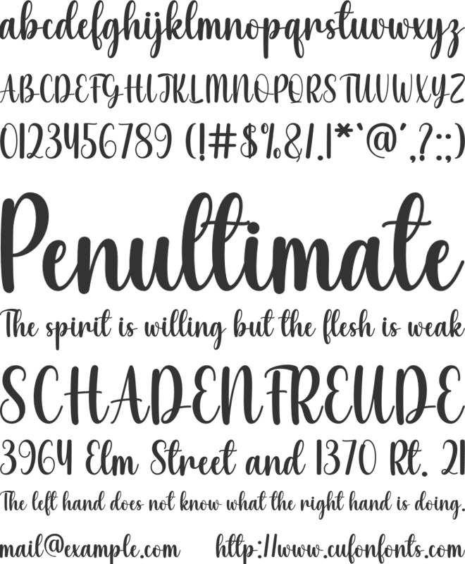 Spring Painting font preview