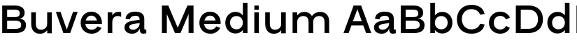 Buvera Medium font
