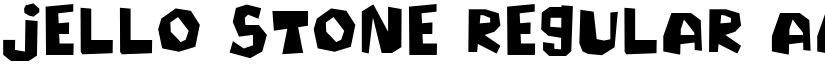 Jello Stone Regular font