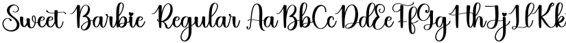 Sweet Barbie Regular font